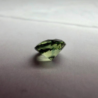 0.70 Ct Montana Sapphire – Natural Green Round Sapphire – Loose Montana Gemstone – USA Sapphire for Ring or Jewelry