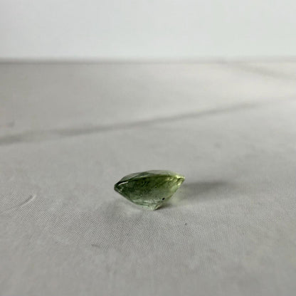 0.55 Ct Heated Montana Sapphire – Sage Green Oval Sapphire – Natural Included Montana Gemstone – Loose USA Sapphire