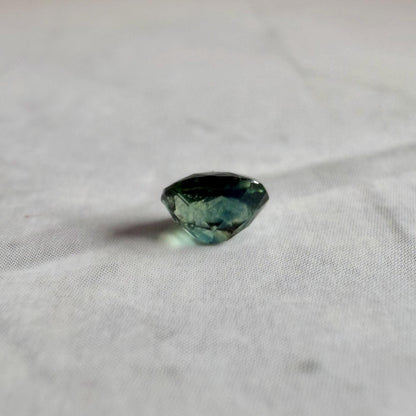 0.40 Ct Montana Sapphire – Vivid Teal Blue Green Sapphire – Natural Round Montana Gemstone – Loose USA Sapphire