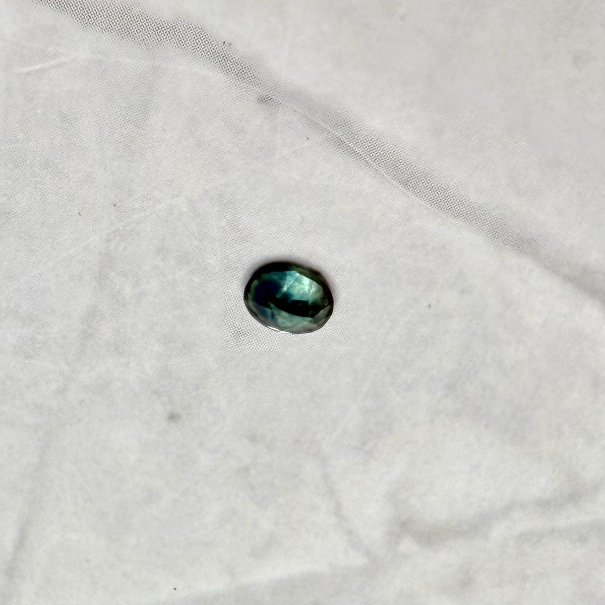 0.40 Ct Montana Sapphire – Vivid Teal Blue Green Sapphire – Natural Round Montana Gemstone – Loose USA Sapphire