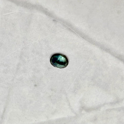 0.40 Ct Montana Sapphire – Vivid Teal Blue Green Sapphire – Natural Round Montana Gemstone – Loose USA Sapphire