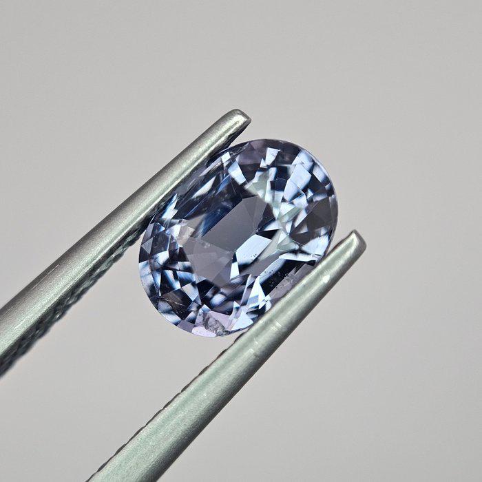 1.57 Ct Natural Blue Violet Spinel, Unheated Certified Spinel, Oval Loose Gemstone, ICA GemLab Report, Engagement Ring Stone