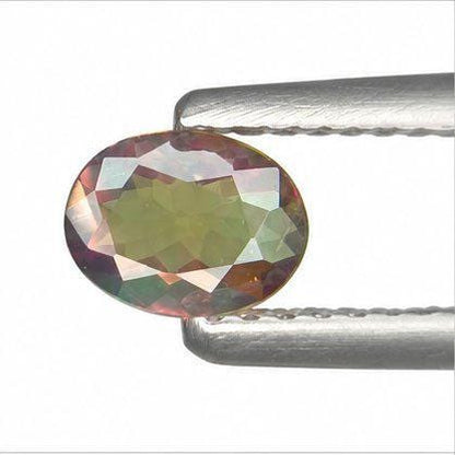 0.37 Ct Natural Alexandrite – Certified Color Change Chrysoberyl – Green to Purple Oval Gemstone – ICA GemLab