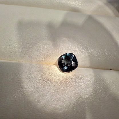 1.38 Ct Color Change Spinel | Certified Natural Spinel | Blue Purple Pink Spinel | Untreated Cushion Cut Loose Gemstone