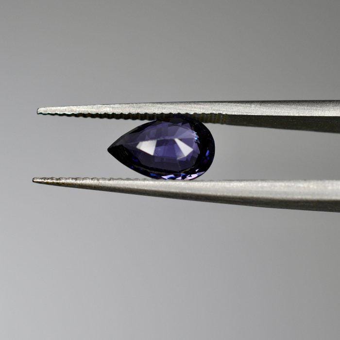 1.17 Ct Color Change Spinel | Natural Untreated Spinel | Blue Purple to Pink | Certified Pear Cut Loose Gemstone