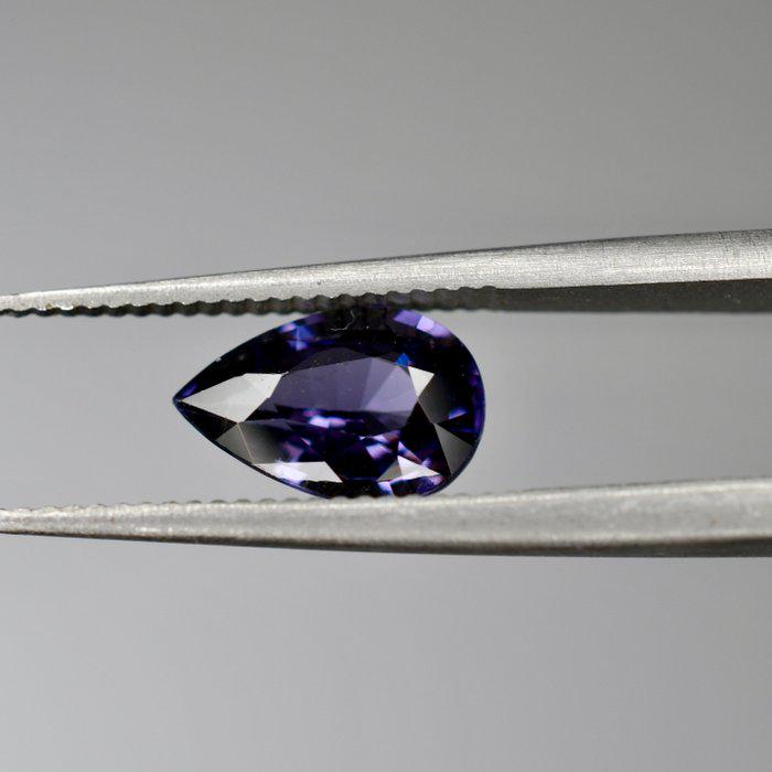 1.17 Ct Color Change Spinel | Natural Untreated Spinel | Blue Purple to Pink | Certified Pear Cut Loose Gemstone