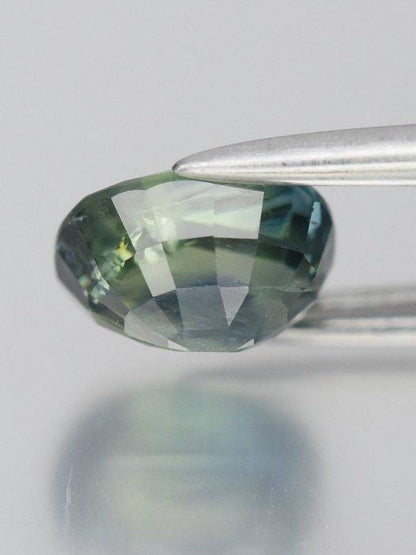 1.55 Ct Parti Sapphire | Blue Green Yellow Sapphire | Certified Natural Sapphire | Oval Loose Gemstone