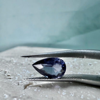 1.17 Ct Color Change Spinel | Natural Untreated Spinel | Blue Purple to Pink | Certified Pear Cut Loose Gemstone