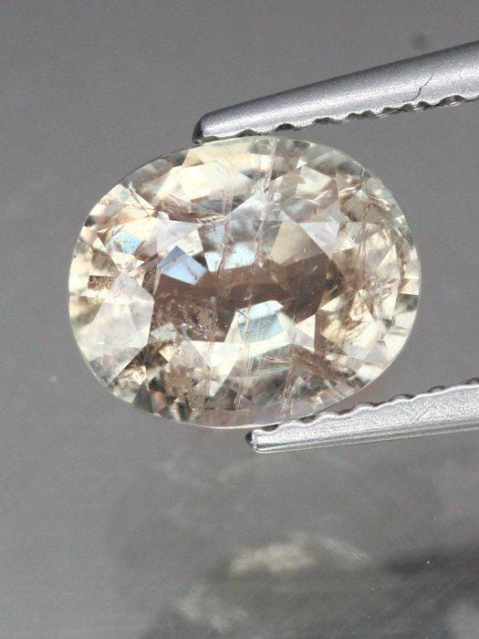 1.91 Ct Natural Color Change Sapphire, Unheated Certified Sapphire, Pink Yellow Oval Sapphire, Loose Gemstone