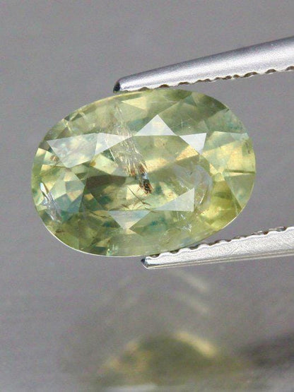 3.00 Ct Natural Color Change Sapphire, Unheated Green Pink Sapphire, Certified Oval Sapphire, Loose Gemstone