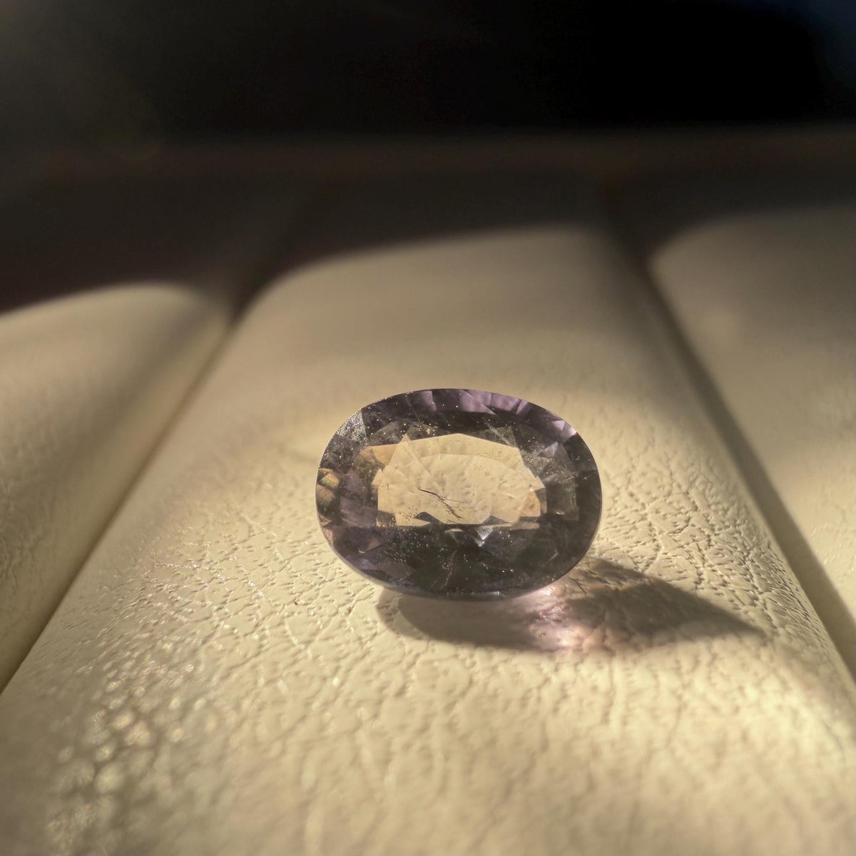 1.10 Ct Natural Parti Color Change Sapphire, Unheated Green Purple Pink Sapphire, Certified Oval Loose Gemstone
