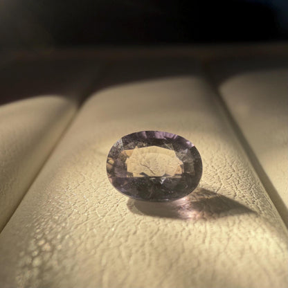 1.10 Ct Natural Parti Color Change Sapphire, Unheated Green Purple Pink Sapphire, Certified Oval Loose Gemstone