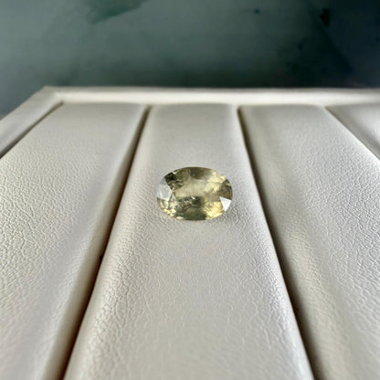 3.00 Ct Natural Color Change Sapphire, Unheated Green Pink Sapphire, Certified Oval Sapphire, Loose Gemstone