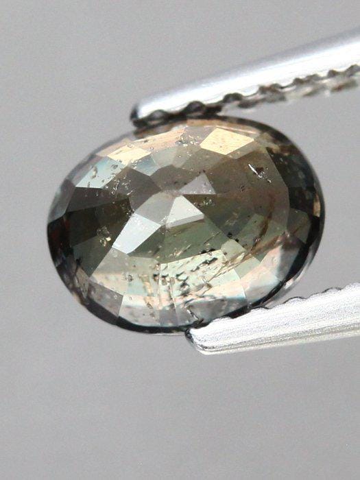1.15 Ct Natural Color Change Sapphire, Unheated Sapphire, Certified Pink Green Sapphire, Oval Loose Gemstone, Color Changing Sapphire