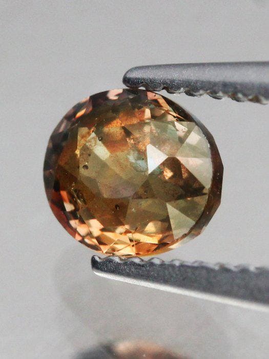 1.00 Ct Natural Color Change Sapphire, Unheated Bi Color Sapphire, Certified Pink Blue Sapphire, Oval Loose Gemstone