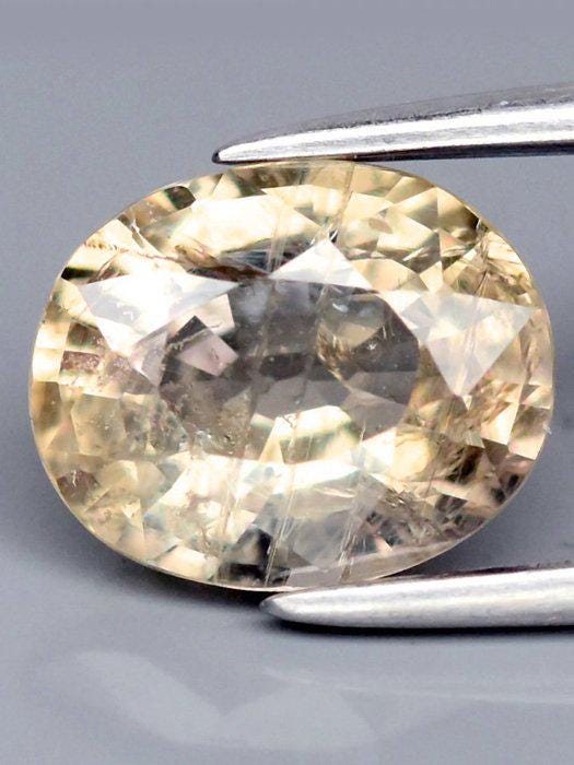 1.91 Ct Natural Color Change Sapphire, Unheated Certified Sapphire, Pink Yellow Oval Sapphire, Loose Gemstone