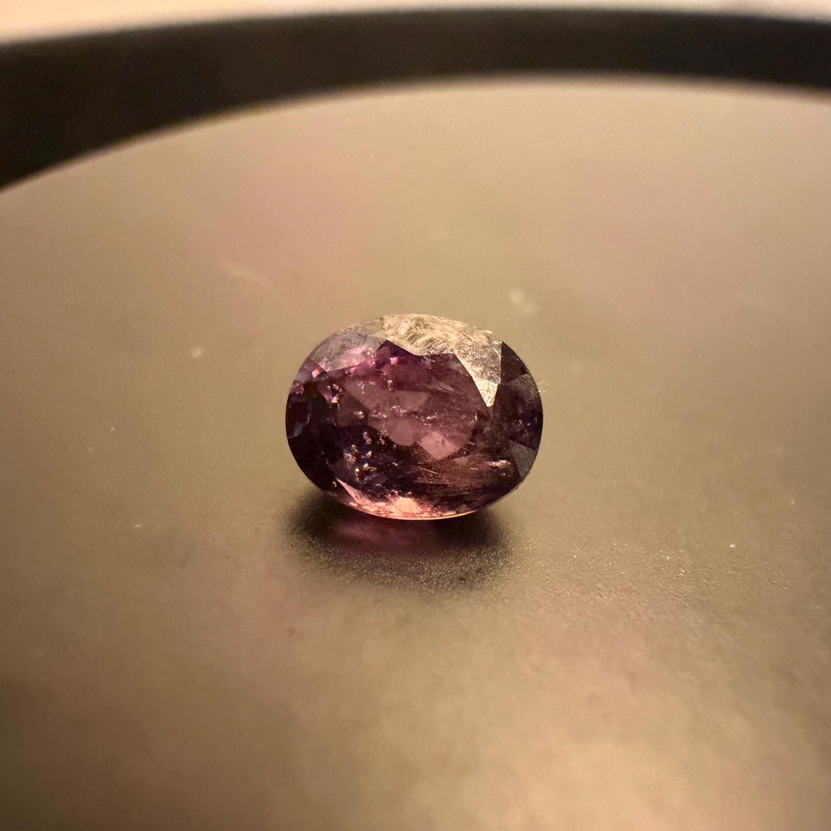 1.15 Ct Natural Color Change Sapphire, Unheated Sapphire, Certified Pink Green Sapphire, Oval Loose Gemstone, Color Changing Sapphire