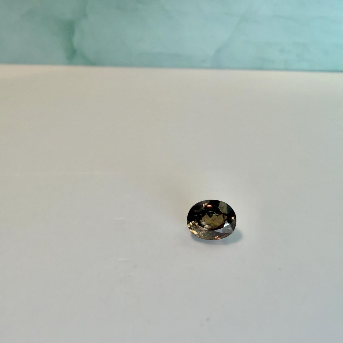 1.15 Ct Natural Color Change Sapphire, Unheated Sapphire, Certified Pink Green Sapphire, Oval Loose Gemstone, Color Changing Sapphire