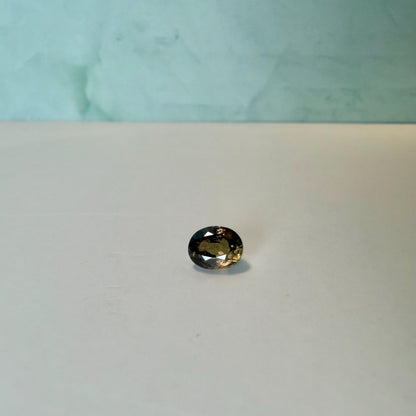 1.15 Ct Natural Color Change Sapphire, Unheated Sapphire, Certified Pink Green Sapphire, Oval Loose Gemstone, Color Changing Sapphire