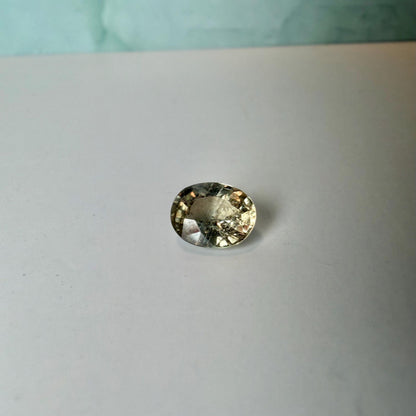 1.91 Ct Natural Color Change Sapphire, Unheated Certified Sapphire, Pink Yellow Oval Sapphire, Loose Gemstone