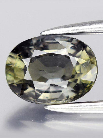 1.10 Ct Natural Parti Color Change Sapphire, Unheated Green Purple Pink Sapphire, Certified Oval Loose Gemstone