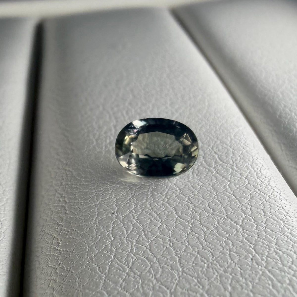 1.10 Ct Natural Parti Color Change Sapphire, Unheated Green Purple Pink Sapphire, Certified Oval Loose Gemstone
