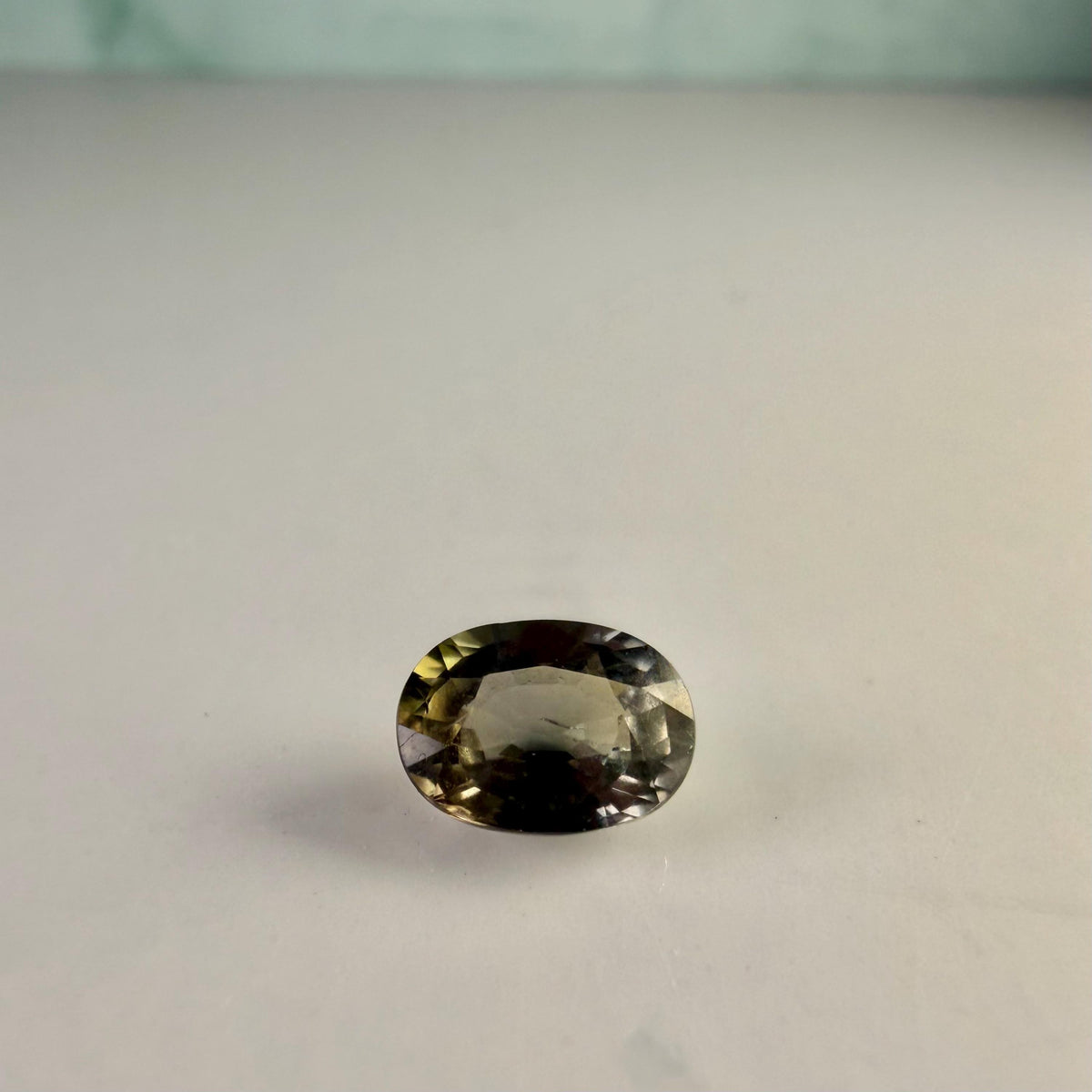 1.10 Ct Natural Parti Color Change Sapphire, Unheated Green Purple Pink Sapphire, Certified Oval Loose Gemstone