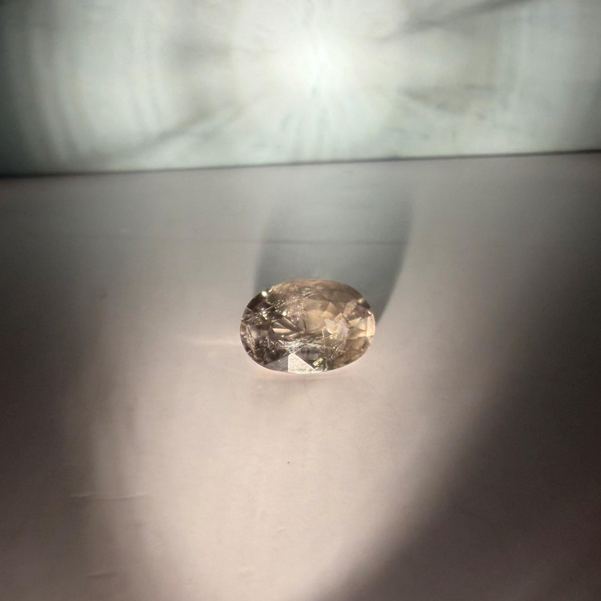 3.00 Ct Natural Color Change Sapphire, Unheated Green Pink Sapphire, Certified Oval Sapphire, Loose Gemstone