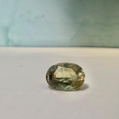3.00 Ct Natural Color Change Sapphire, Unheated Green Pink Sapphire, Certified Oval Sapphire, Loose Gemstone