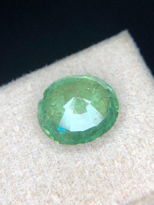 Natural Demantoid Garnet 2.07 Ct Certified | Untreated Green Oval Loose Gemstone | Rare Andradite Garnet